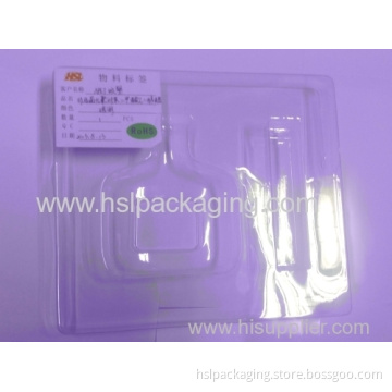 White Plastic Ps Flocking Tray For Wine Packaging In China 